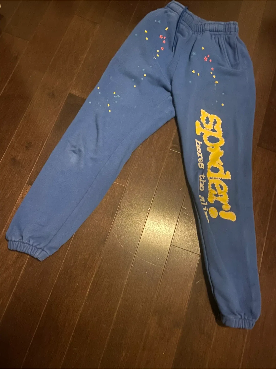 Sp5der Blue Tracksuit Set image indicator(3)
