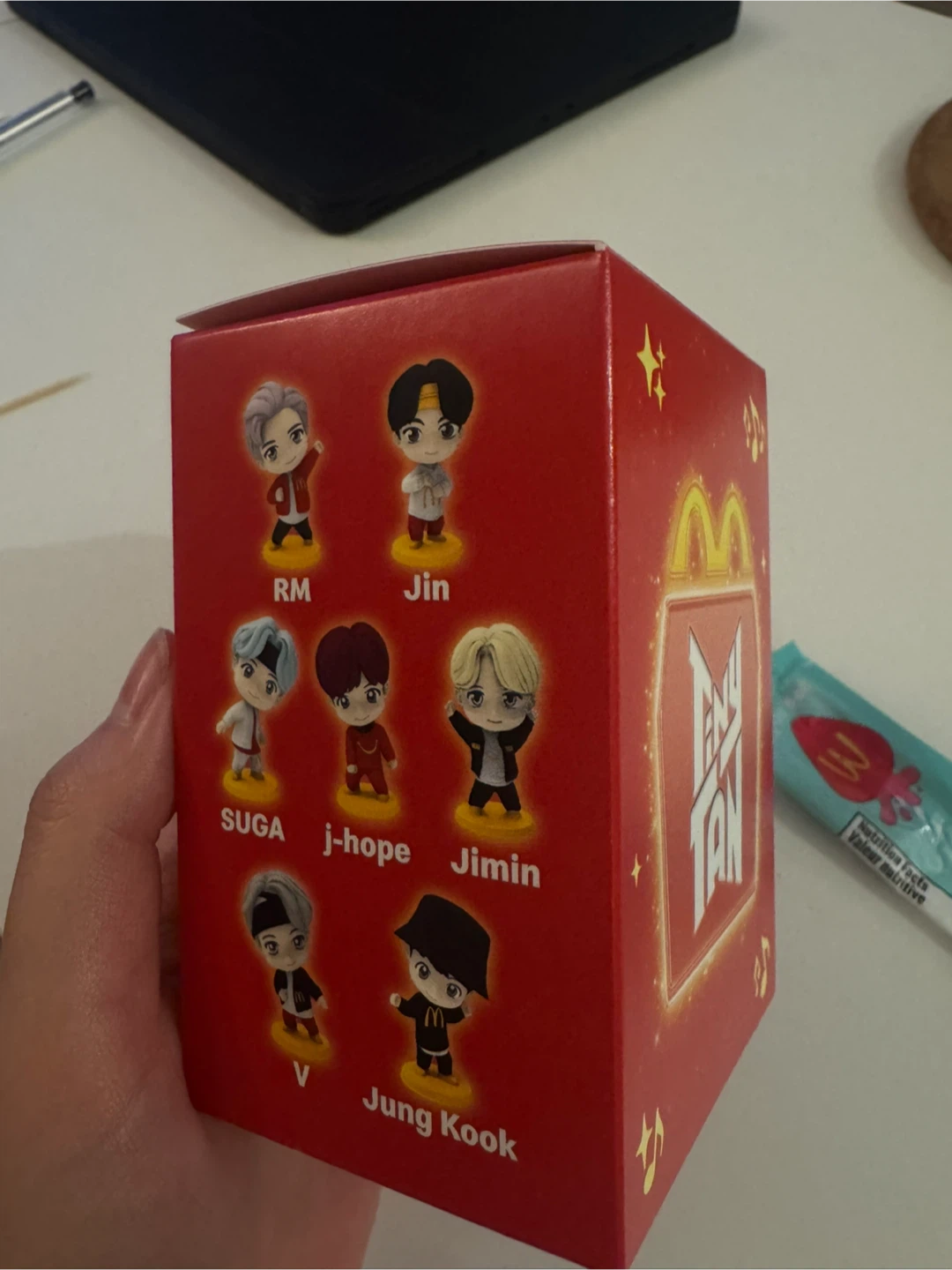 McDonald's BTS Meal tiny tan Toy - SUGA - photo 2