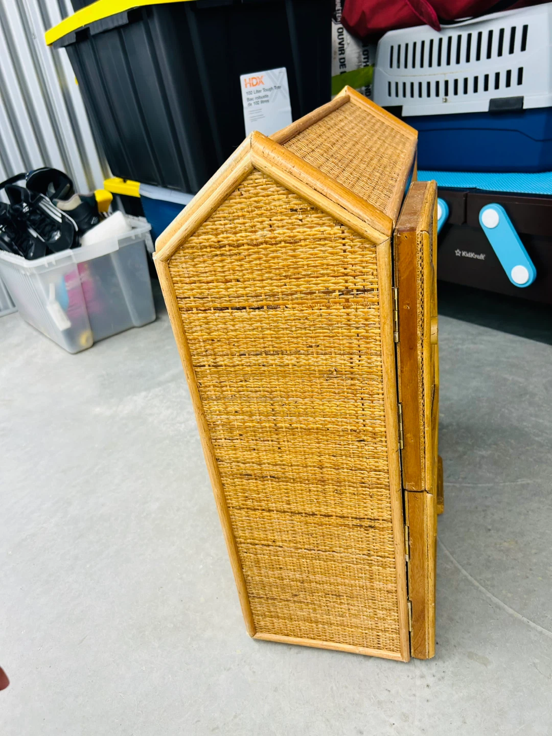 Rattan Dollhouse Shelf - photo 5