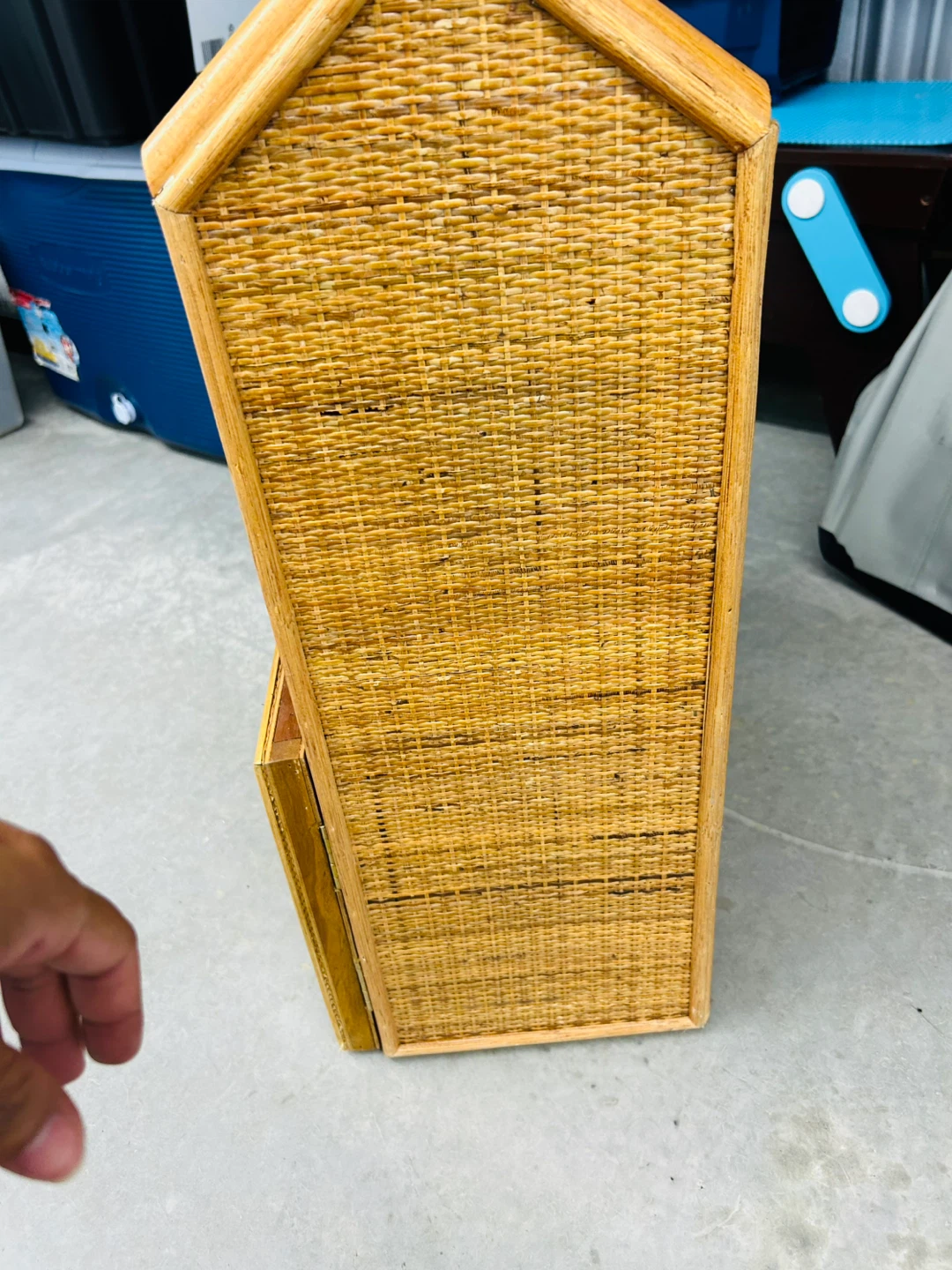 Rattan Dollhouse Shelf - photo 3