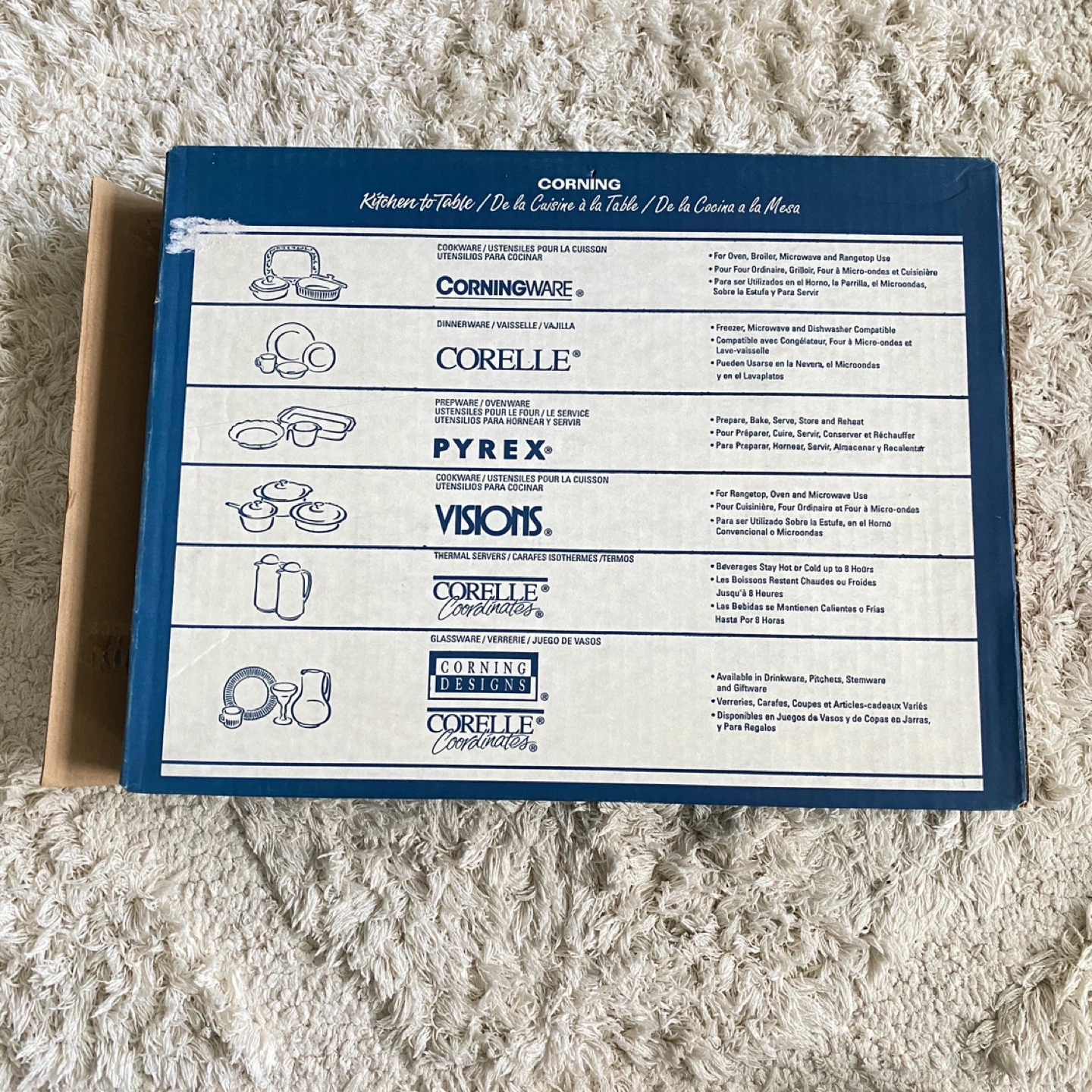 NEW Corningware 1.25 qt. Oblong Dish w/Plastic Lid - photo 4