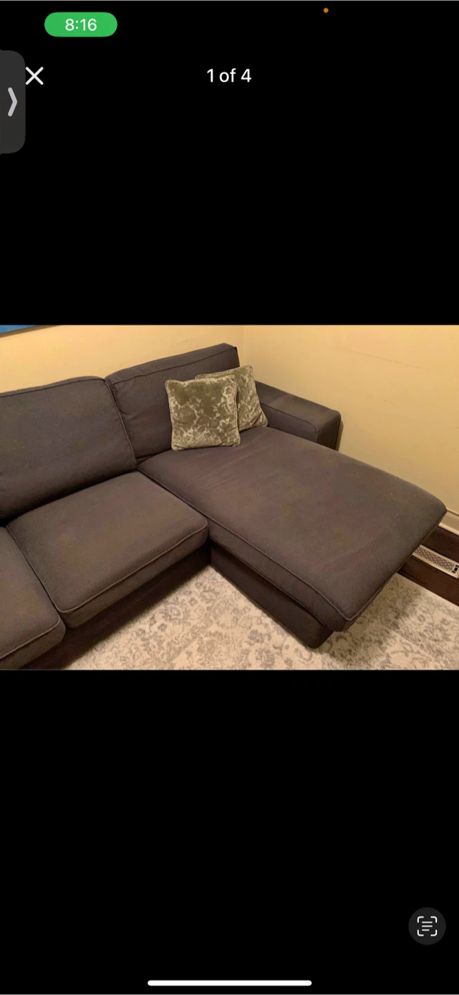 Dark Grey Sectional Sofa