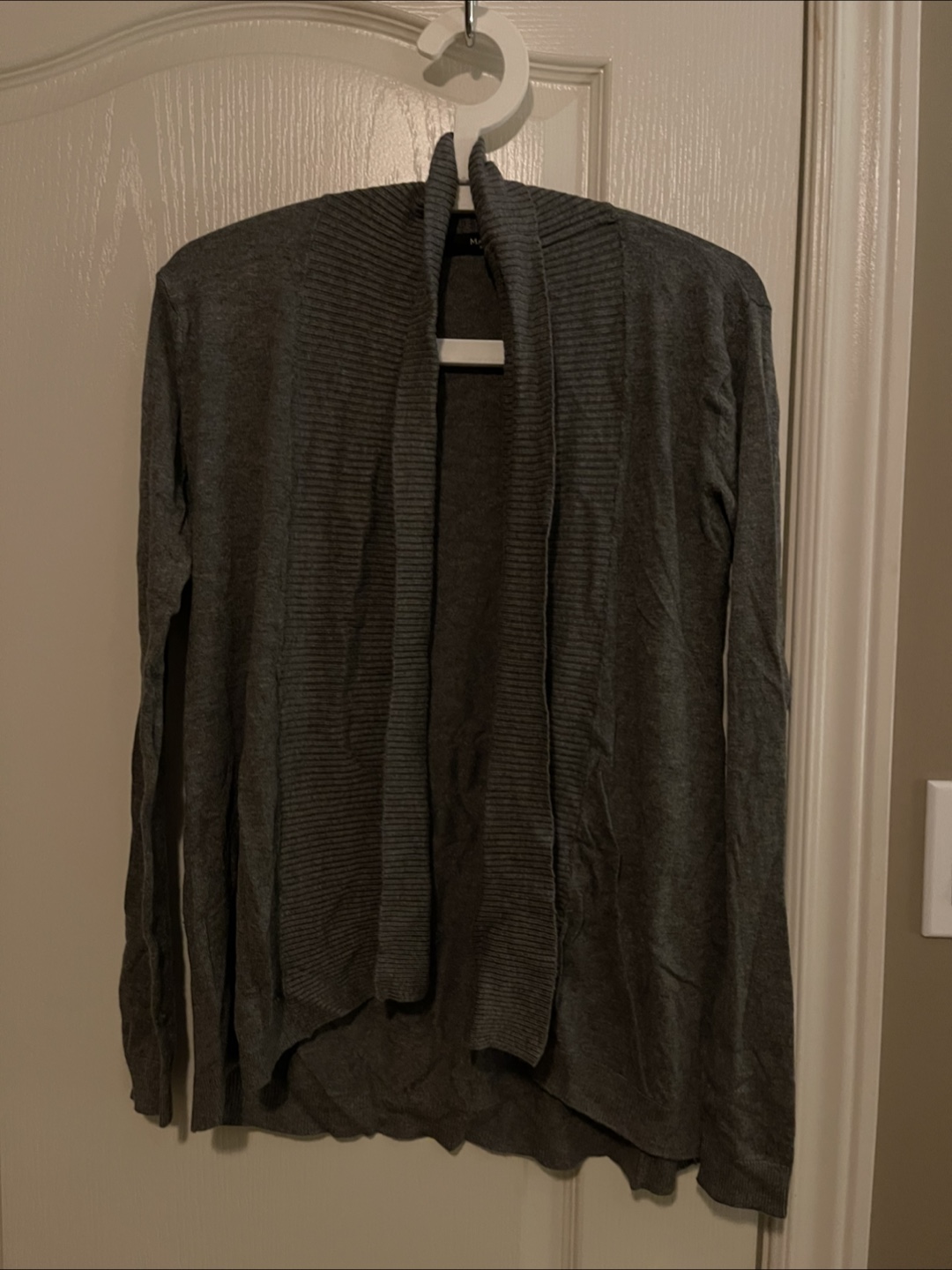 Mango Basics Grey Cardigan - Size XS