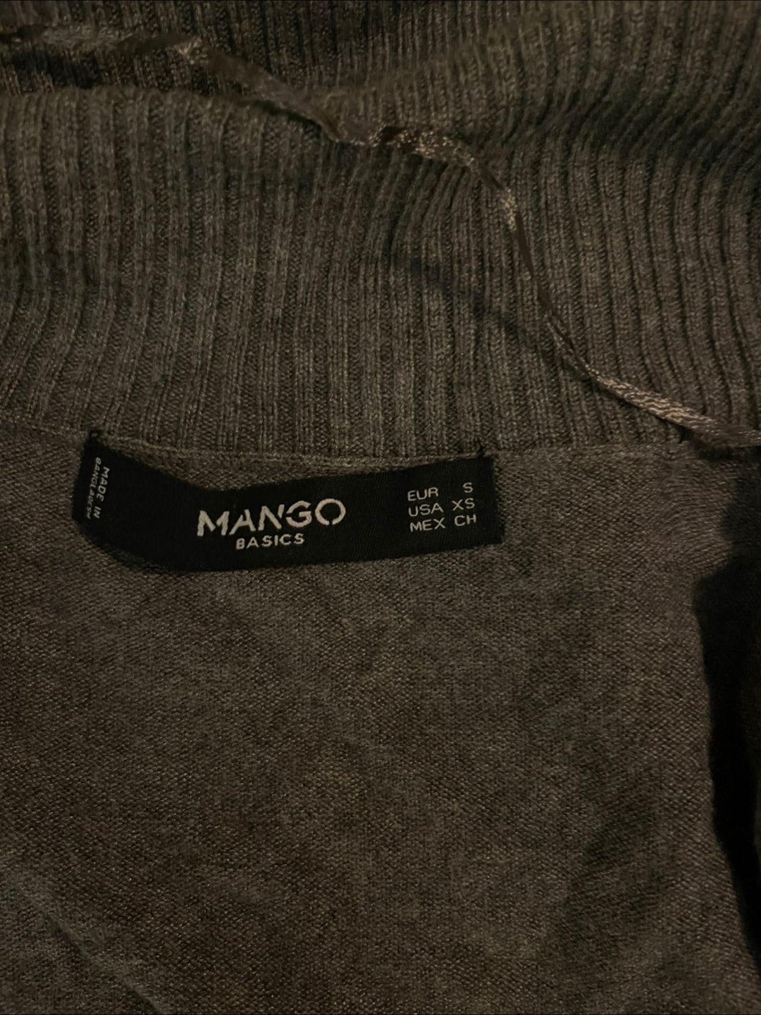 Mango Basics Grey Cardigan - Size XS - photo 2