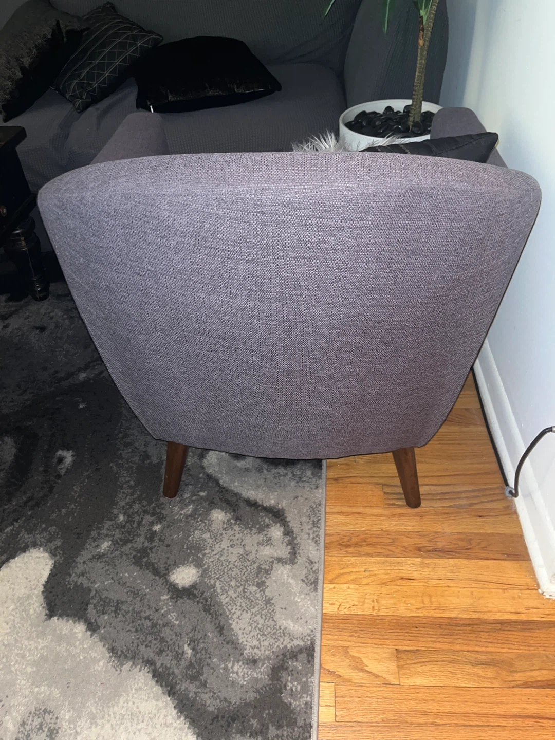 Gray Accent Chair - photo 3