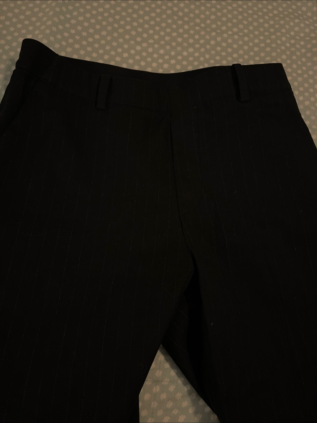Uniqlo Black Pinstripe Pants - Size 26 - photo 4