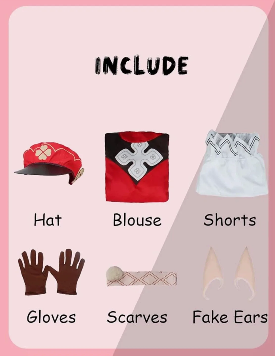 Game Genshin Impact Klee Cosplay Costume image indicator(2)