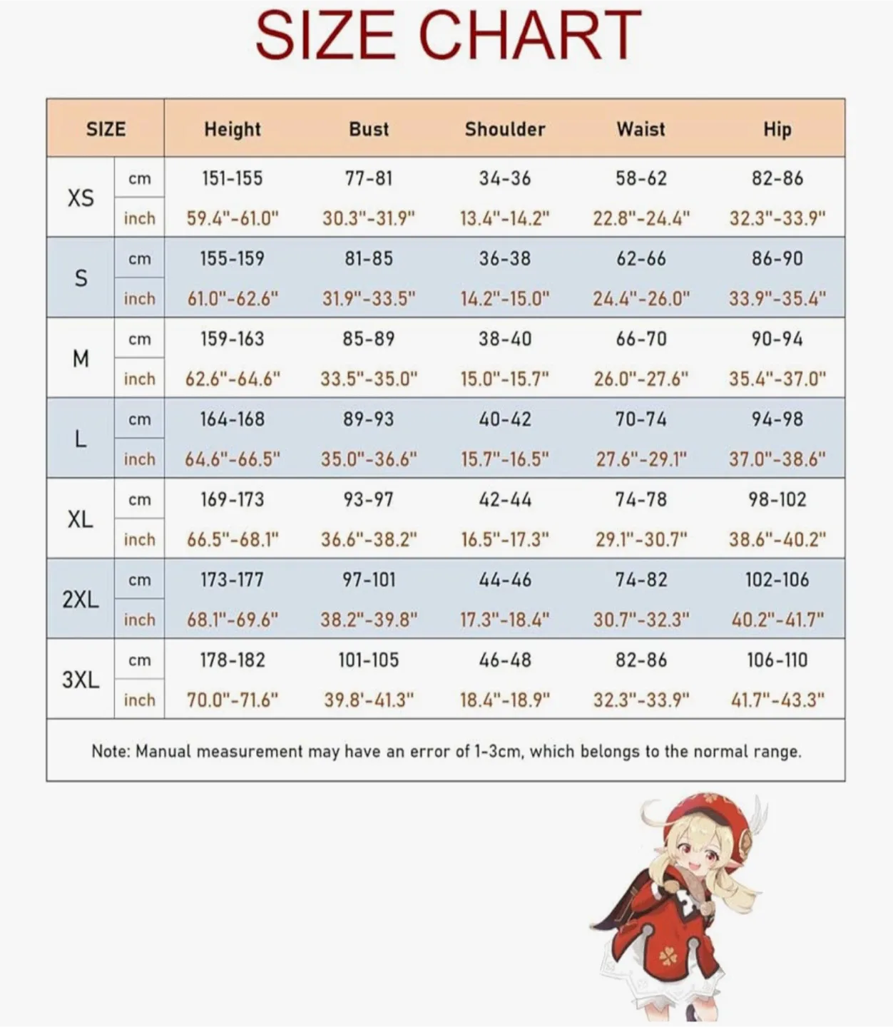 Game Genshin Impact Klee Cosplay Costume image indicator(3)