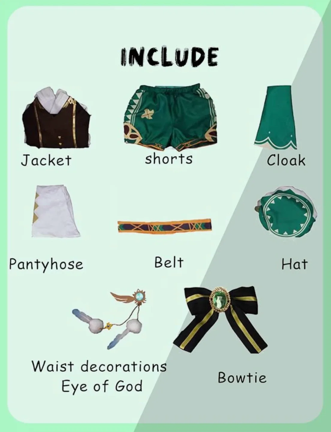 Game Genshin Impact Venti Cosplay Costume image indicator(2)