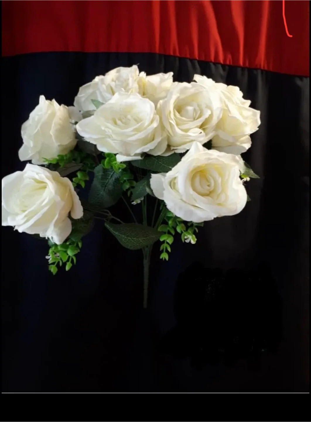 Silk Flower and LED candle image indicator(2)