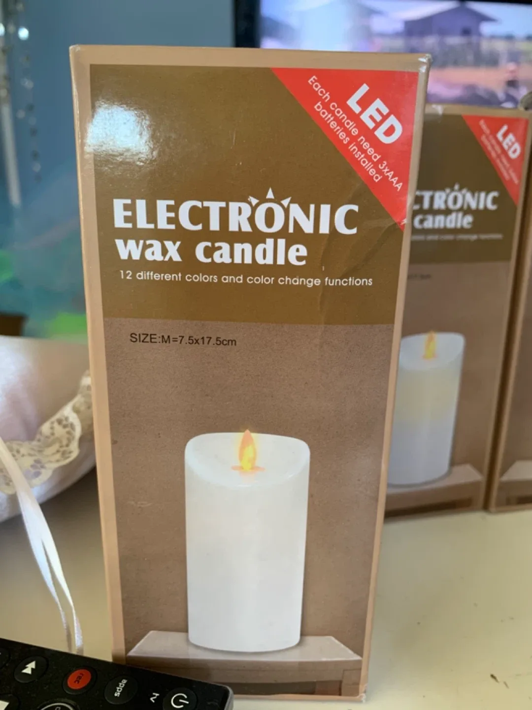 Silk Flower and LED candle image indicator(6)