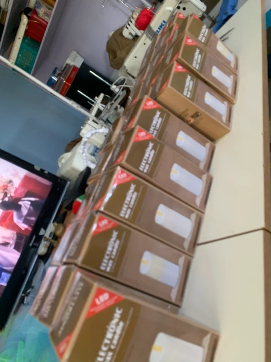 Silk Flower and LED candle image indicator(9)