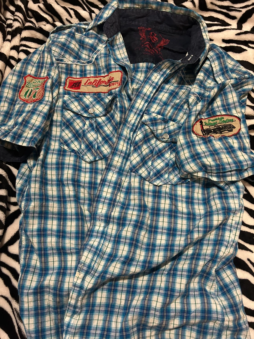 Harvest State Plaid Shirt - Size Small - photo 2