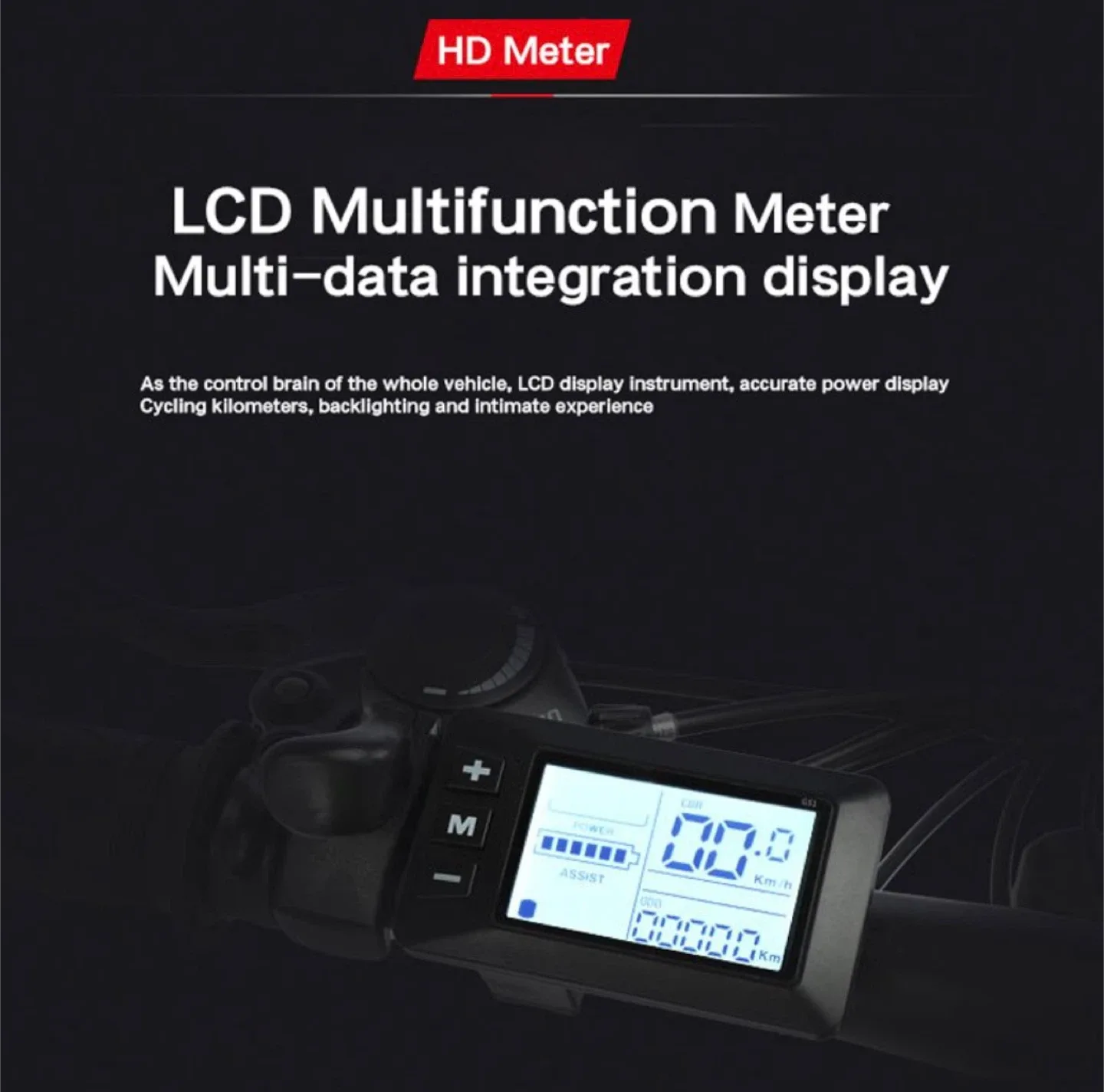 1000w New Frike Ebike. 45km/h speed! 50km range! image indicator(8)