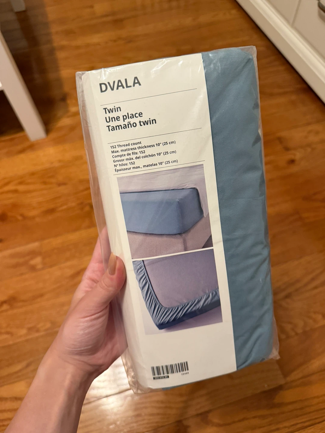IKEA DVALA Twin Fitted Sheet - New
