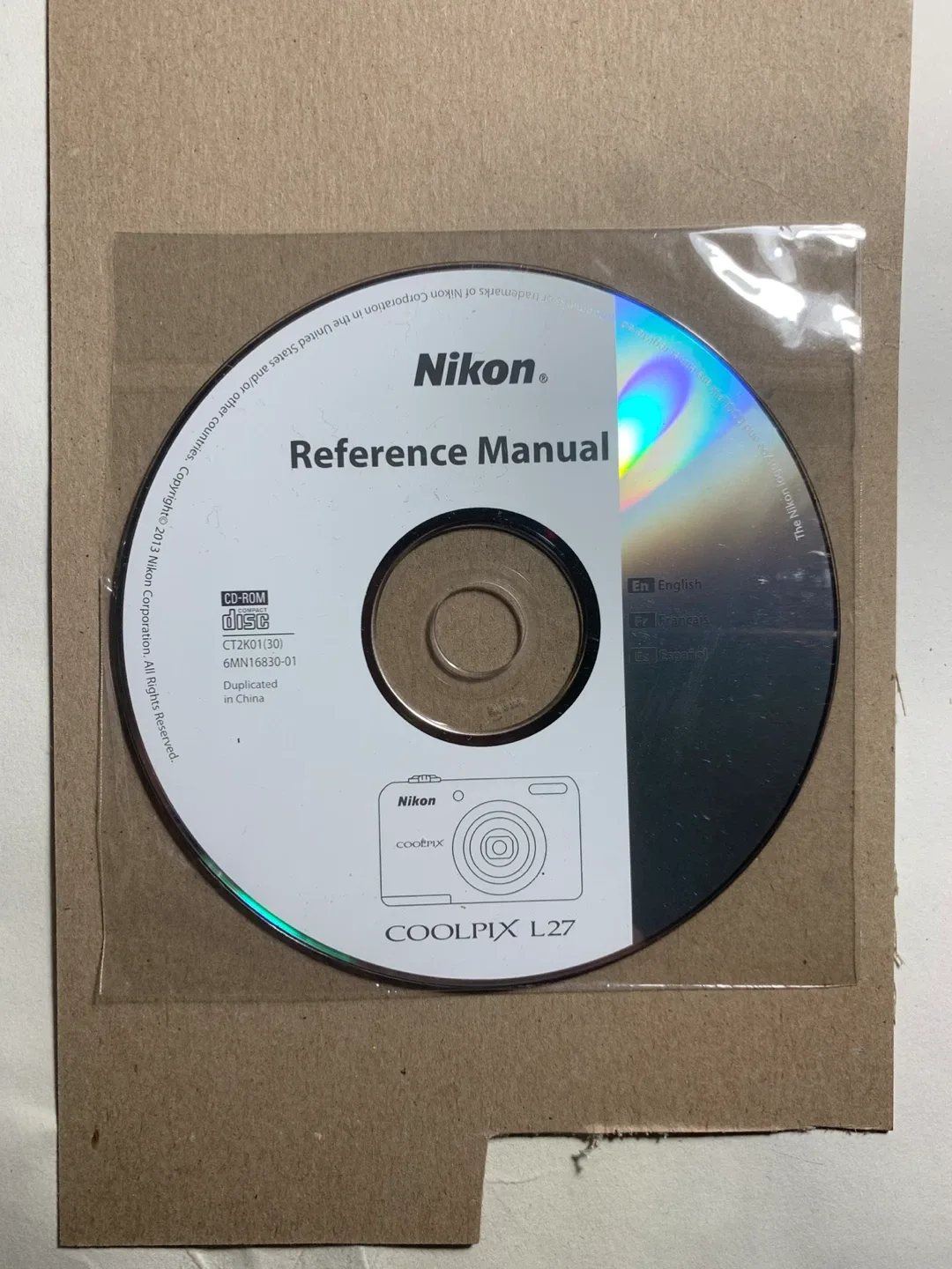 Nikon Coolpix L27 digital camera image indicator(3)