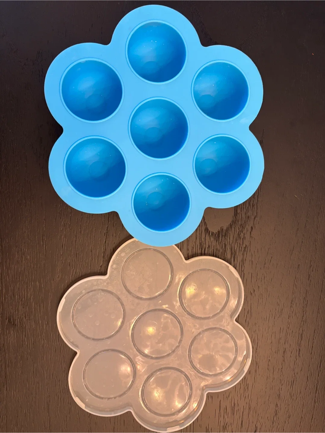 Egg Bite Silicone Mold, with Lid (Blue) image indicator(8)