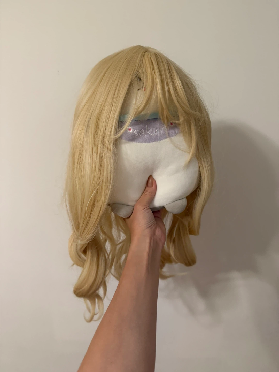 Halloween Blonde Wig with Wig Cap