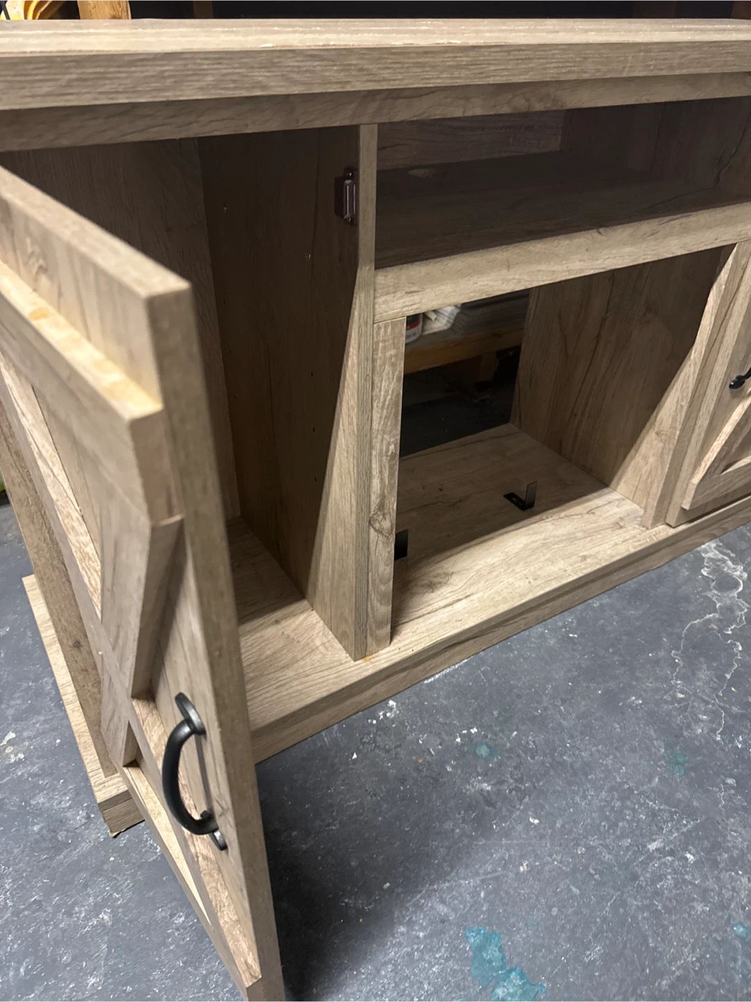 Rustic Wood TV Stand