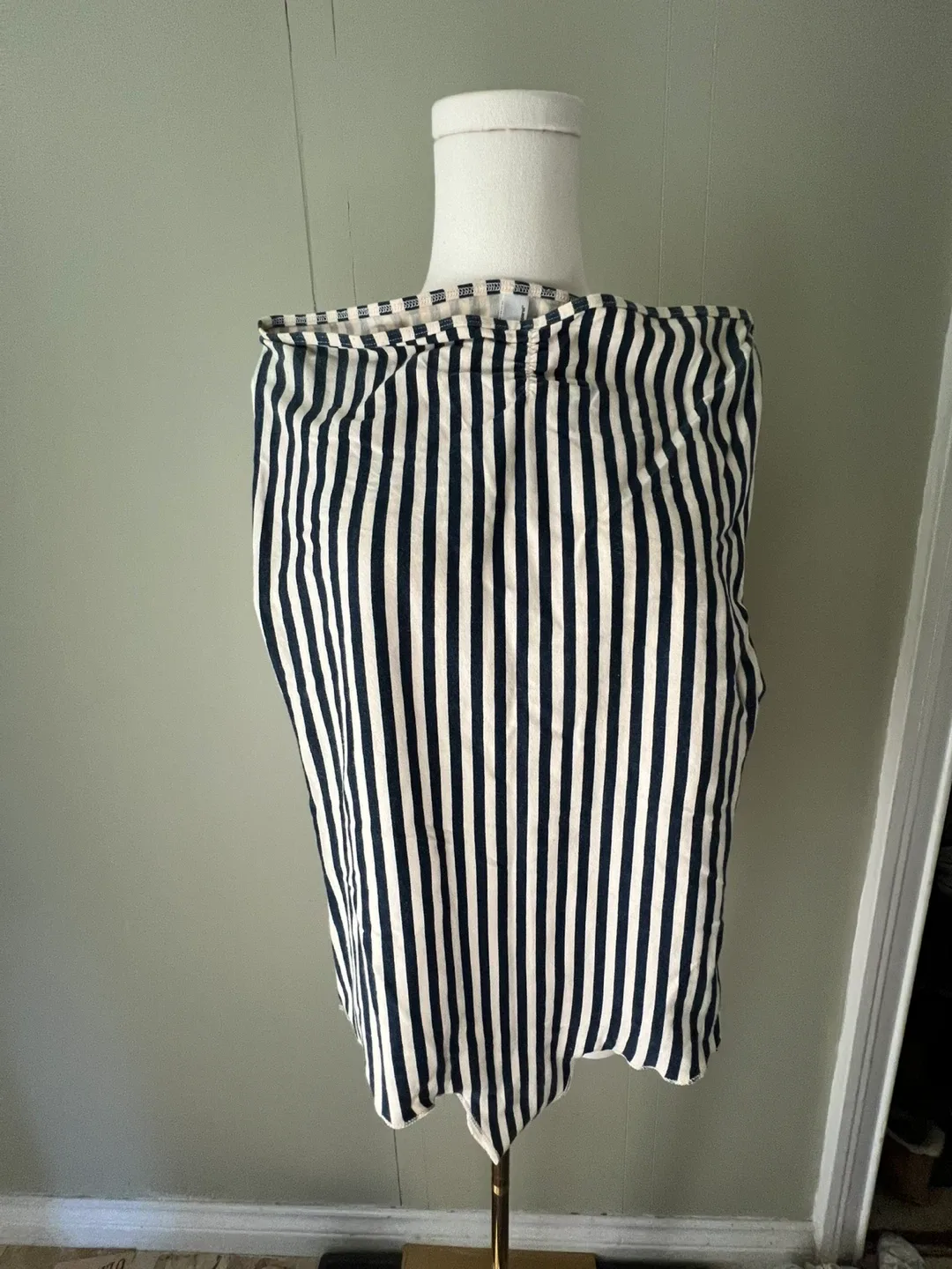 American Apparel Striped body suit - Size L thumbnail