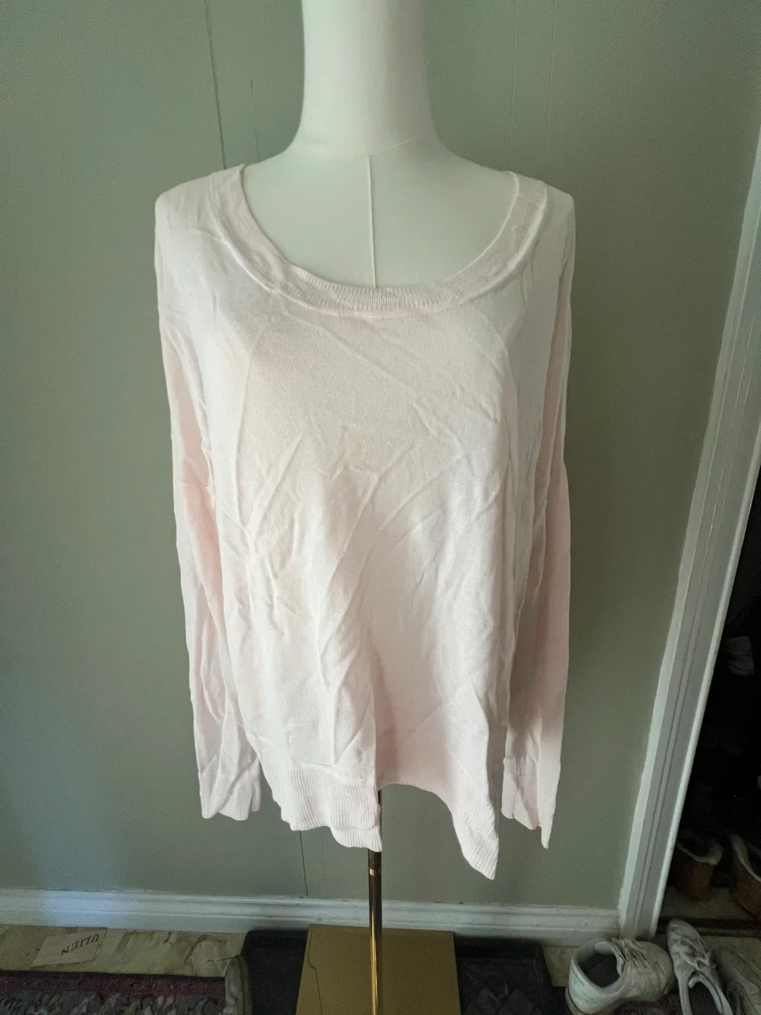 Wilfred Light Pink Sweater - Size L thumbnail
