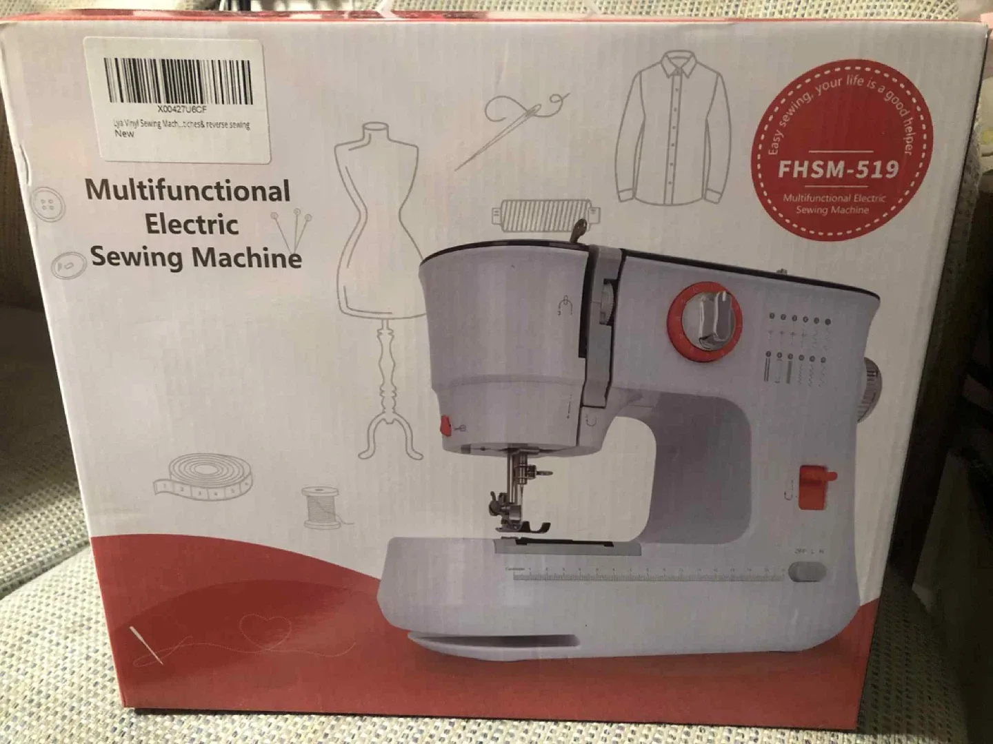 Sewing Machine for Beginners- Lya Vinyl Portable image indicator(7)