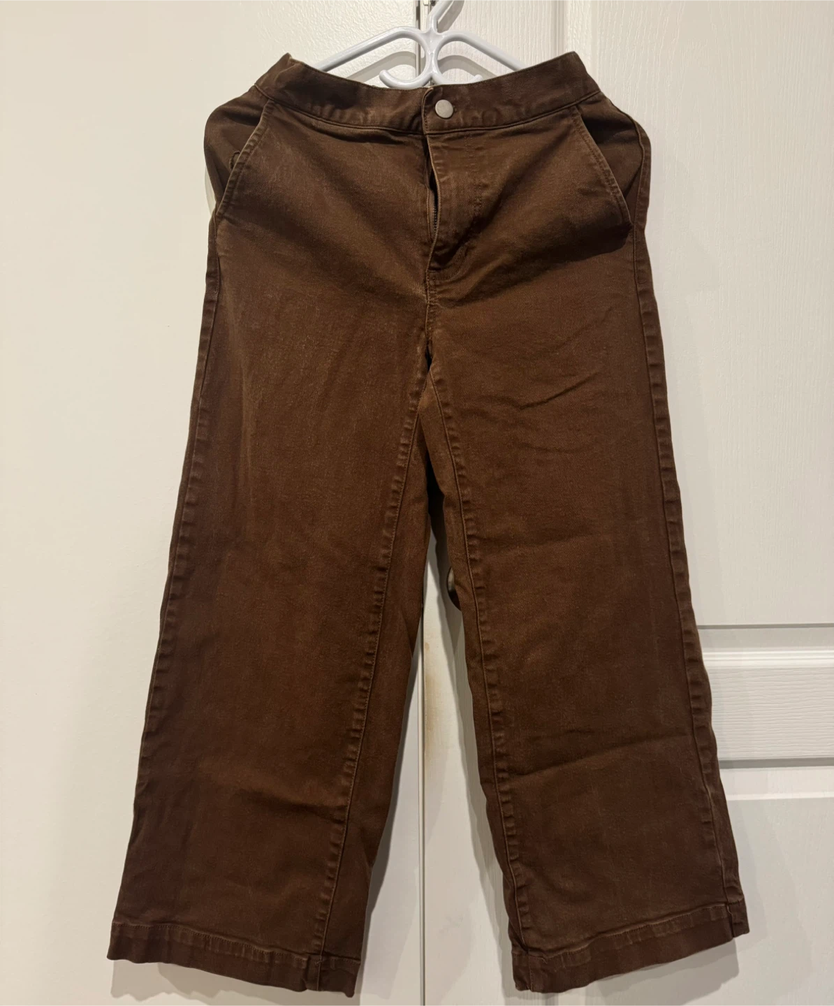 Oak + Fort Brown Wide Leg Pants