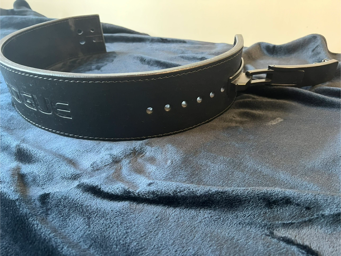 Rogue Black Leather 13mm - 4” Lever Belt (Size S) - photo 4