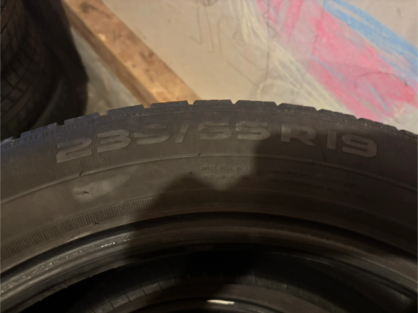 Set of 4: Nokian & Entyre 235/55R19 Tires - photo 3