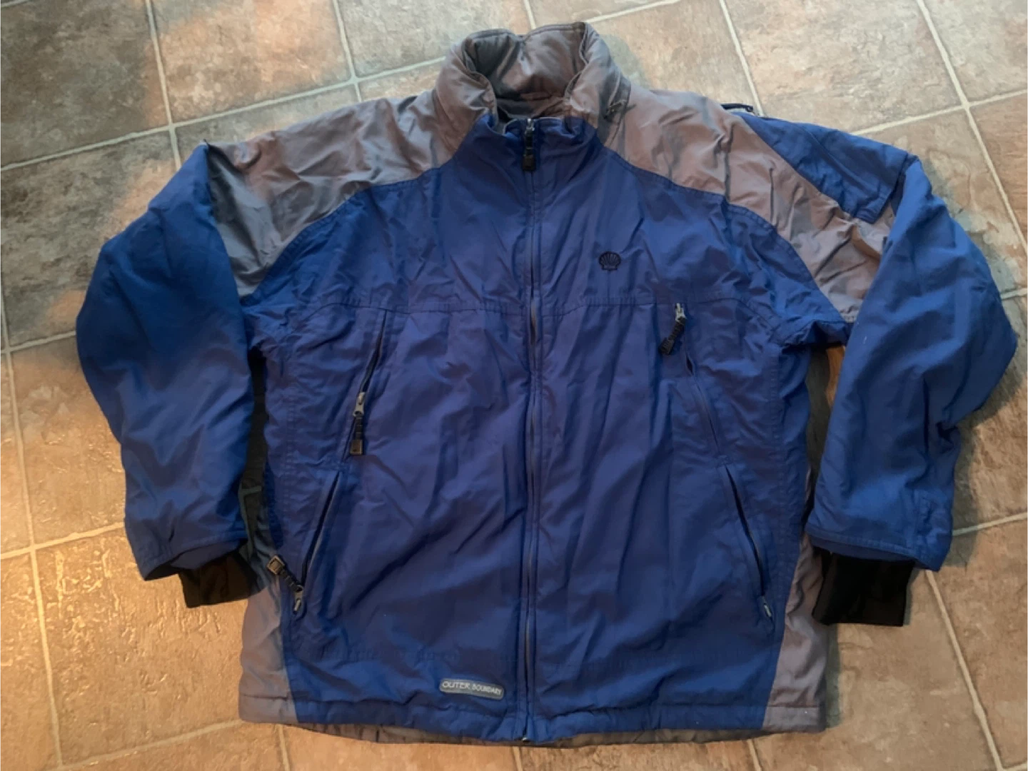 Outer Boundary Blue & Grey Jacket - Large