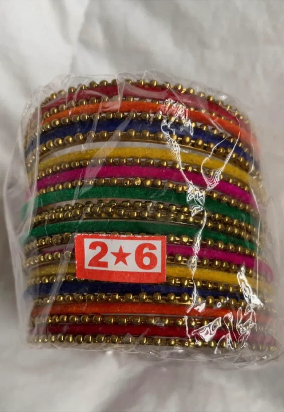 Multicoloured Bangles - Size 2*6 - New thumbnail