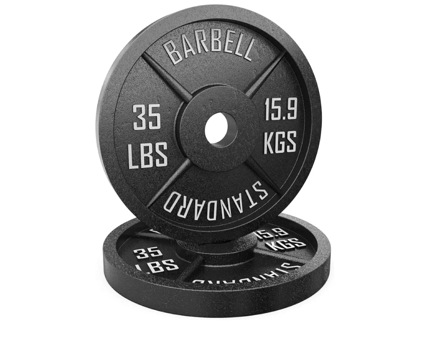 Standard Barbell Weight Plate - 35 lbs thumbnail