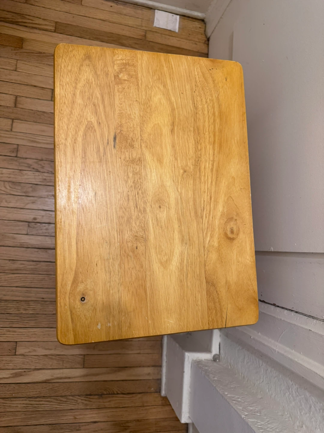 Solid Wood Side Table - photo 3