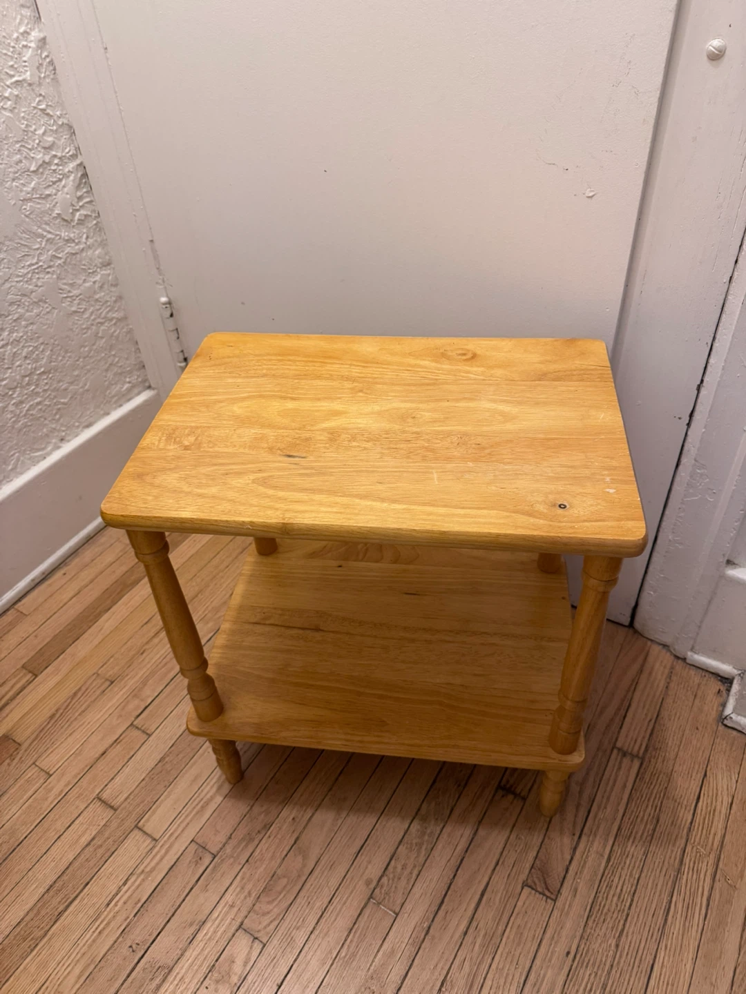 Solid Wood Side Table - photo 2