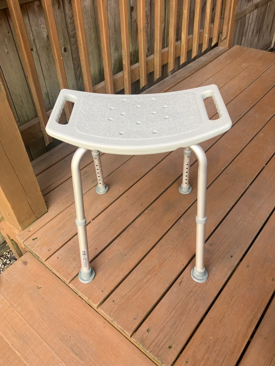 Deluxe Aluminum Shower Bench - Excellent Condition thumbnail