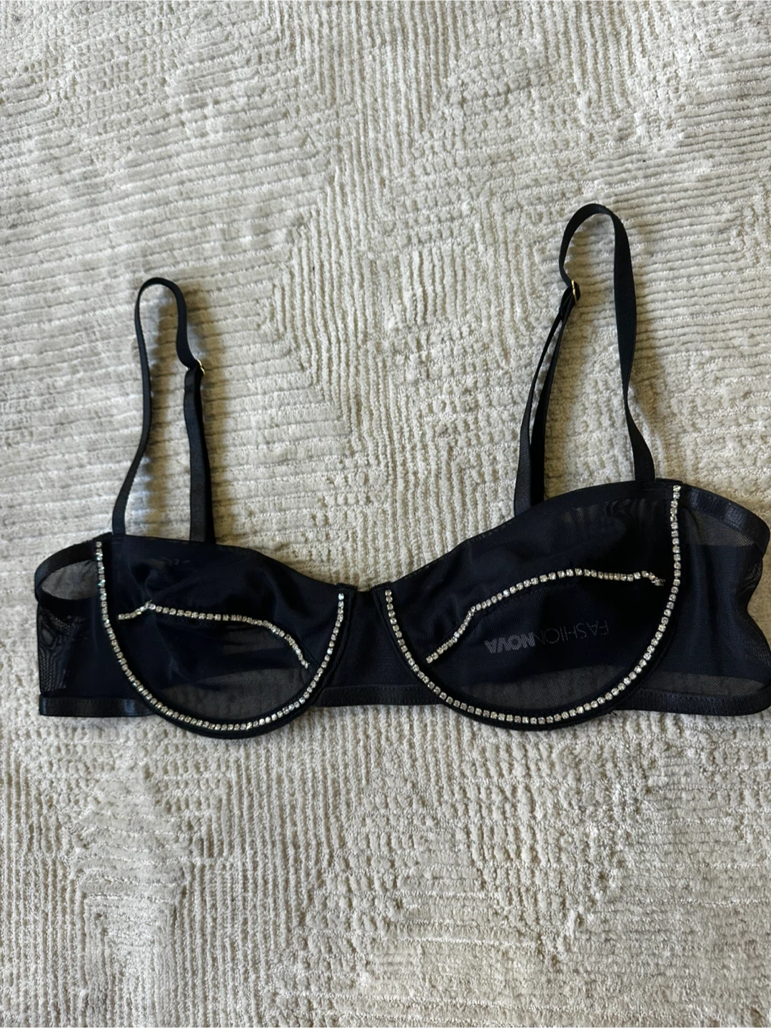 Fashion Nova Black Bra - New with Tags - photo 2