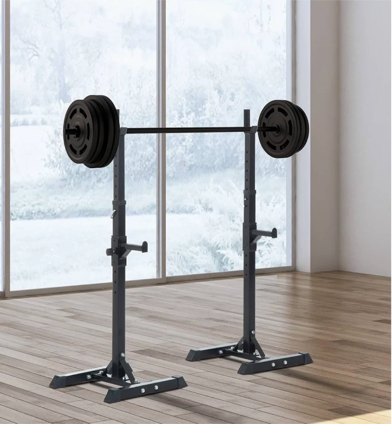 Adjustable Squat Rack - Height 42.5"-64.25" thumbnail