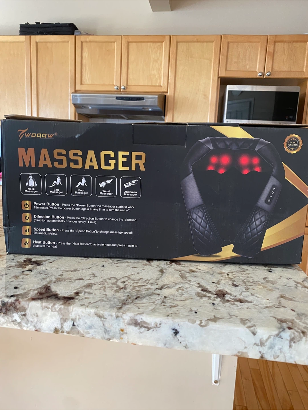Twoqqw Massager - Neck, Leg, Foot, Waist, Abdomen