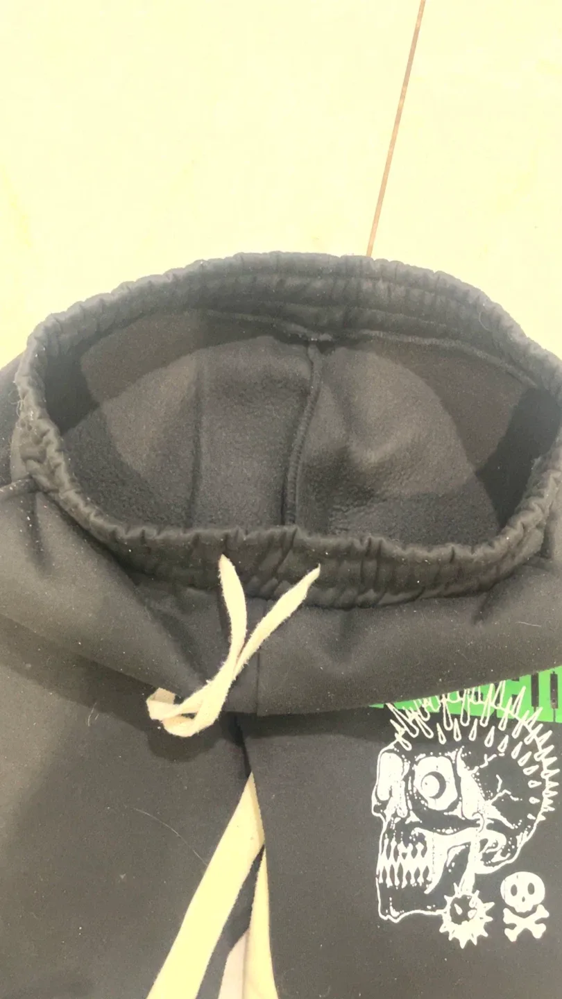 Wasted Paris Black/Green Sweatpants image indicator(8)