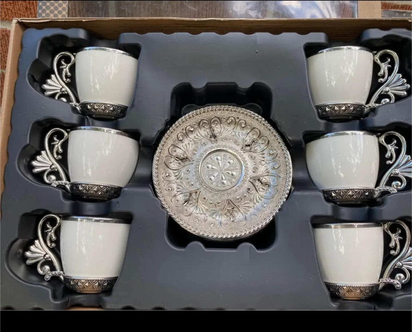 Coffee cups Serving Set (6 Cups & Saucer) image indicator(2)