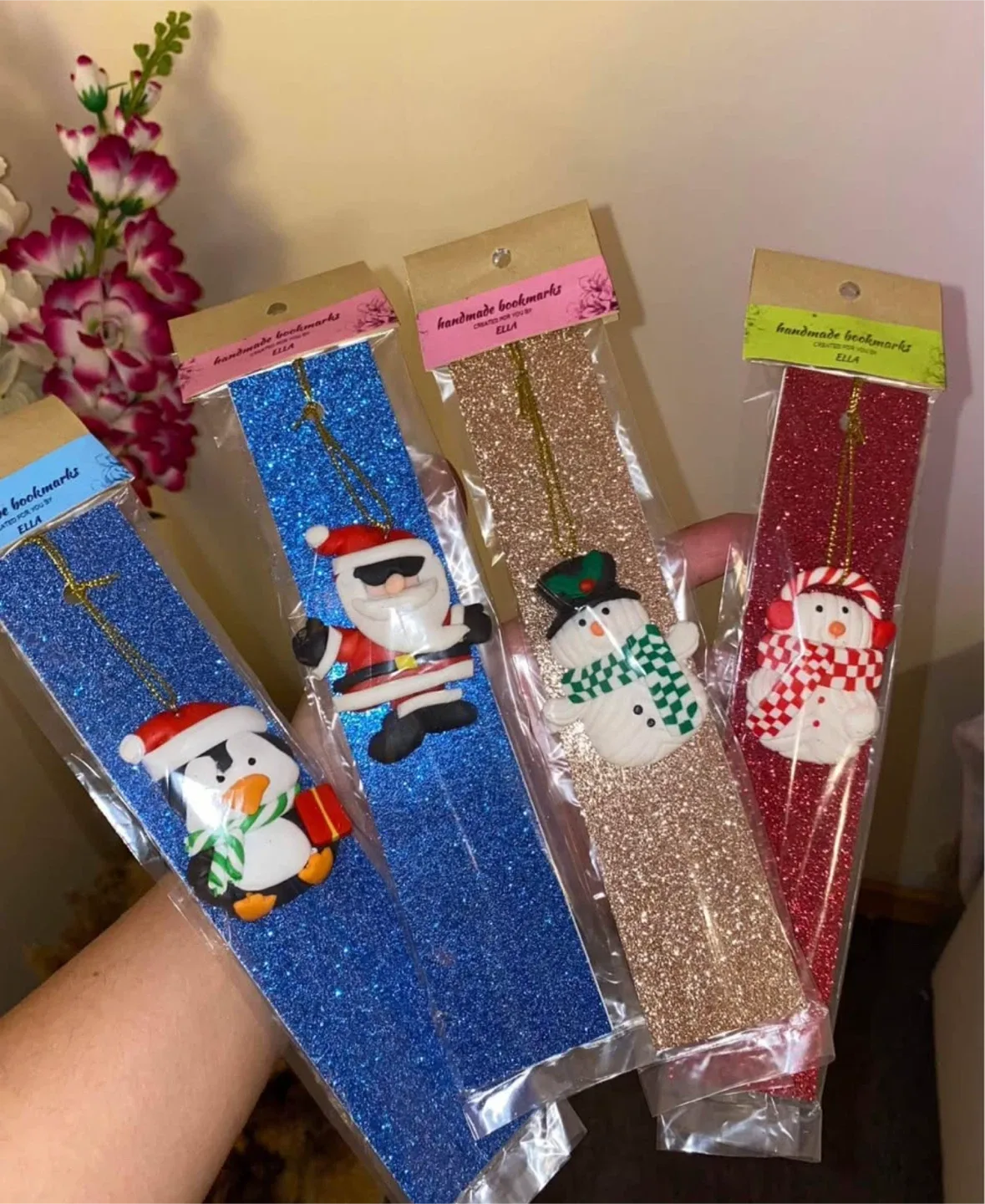 Handmade Christmas Bookmarks thumbnail