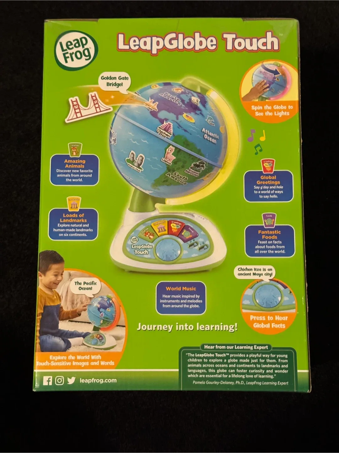 LeapFrog LeapGlobe Touch image indicator(3)