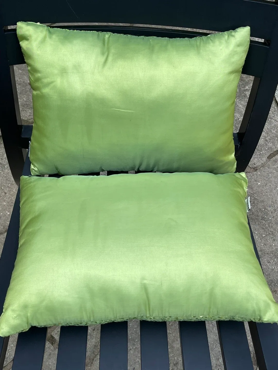 Bouclair Green Decorative Pillows - Set of 2 image indicator(2)