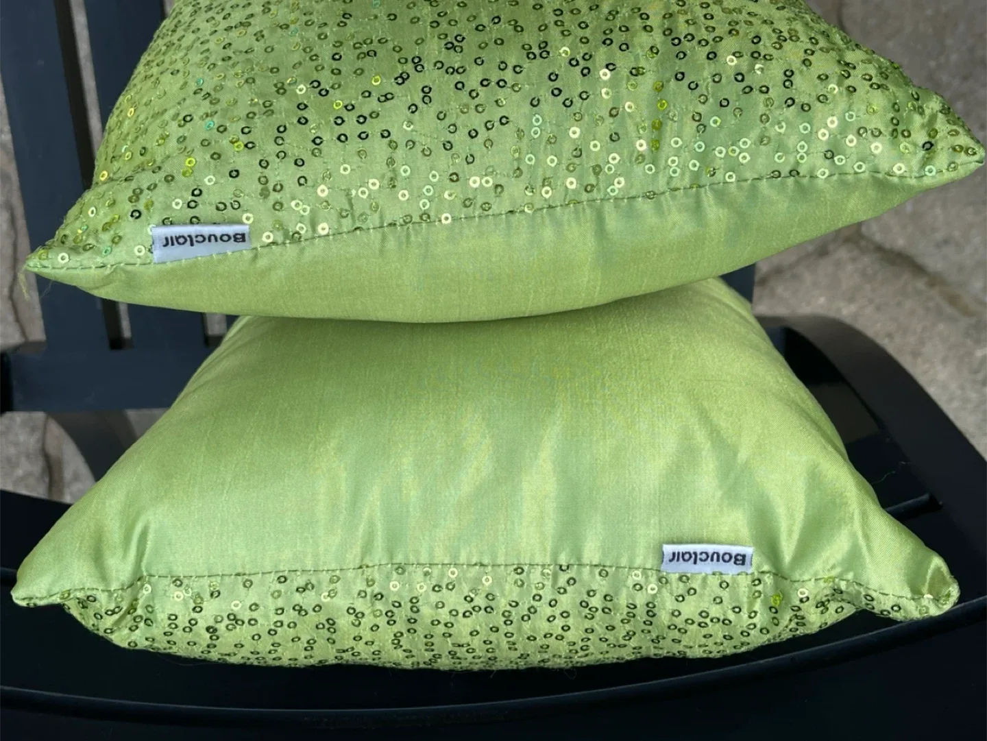 Bouclair Green Decorative Pillows - Set of 2 image indicator(5)