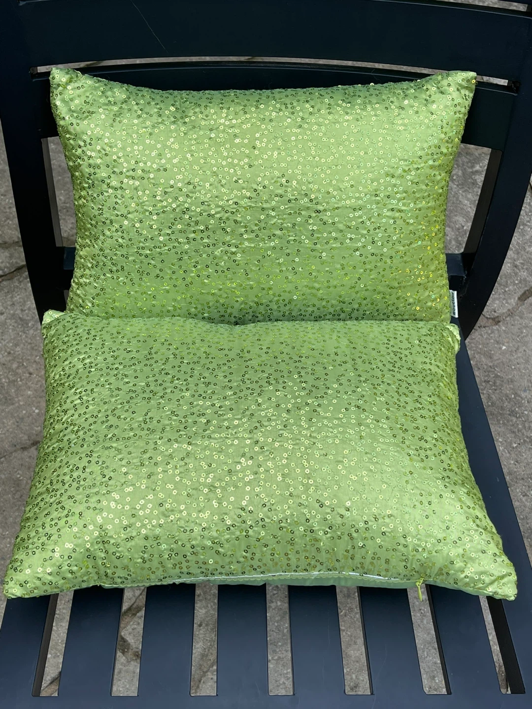 Bouclair Green Decorative Pillows - Set of 2