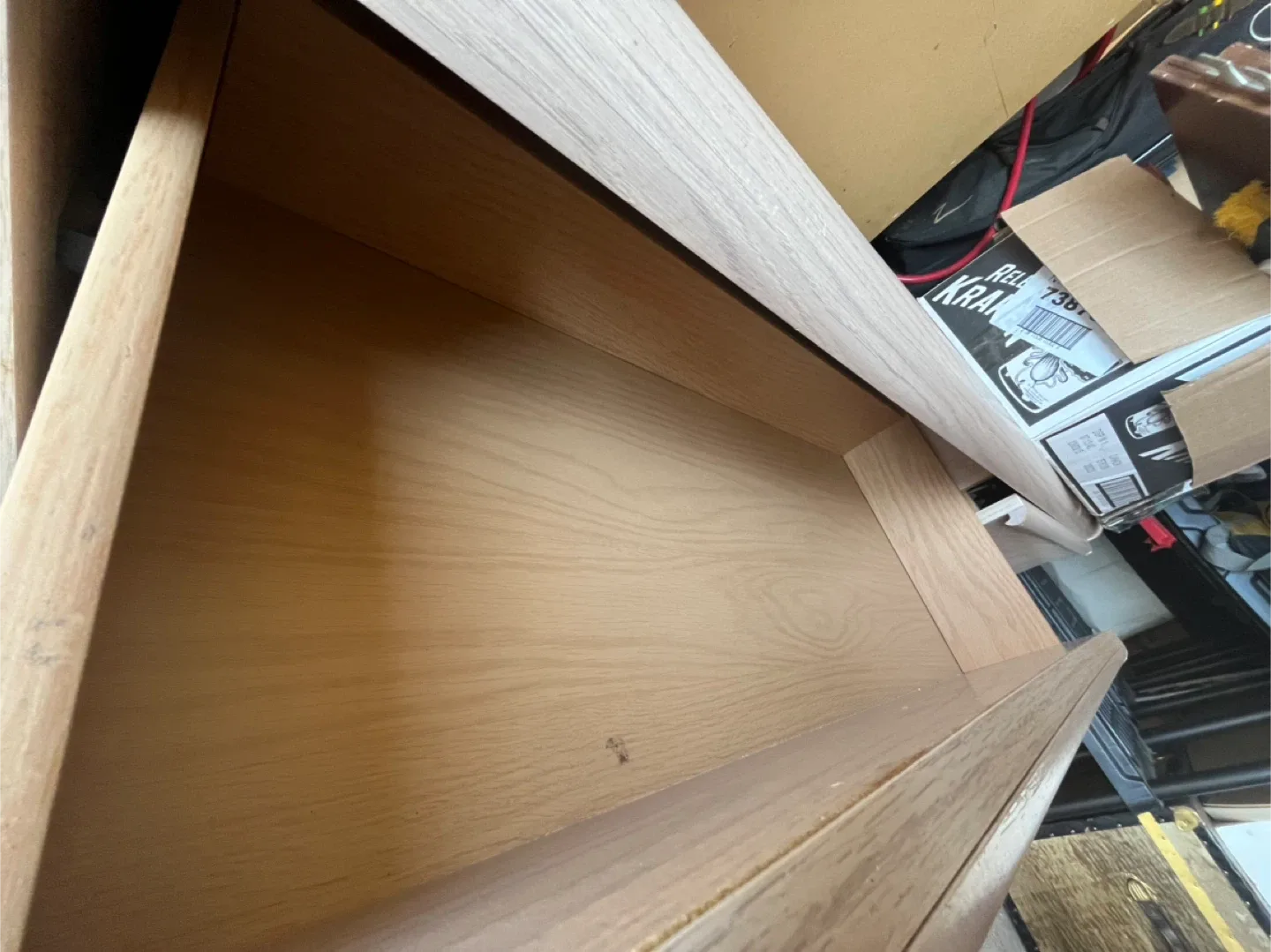 Light Wood Dresser with Mirror and armoire image indicator(6)