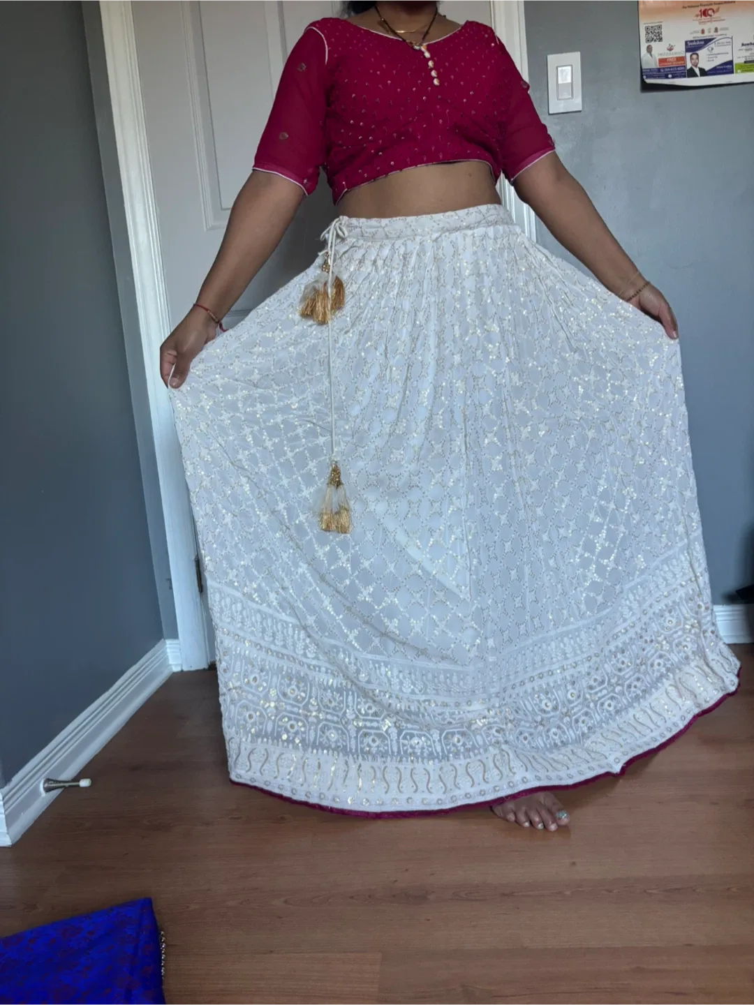 Saree and Lehenga Choli Set image indicator(9)