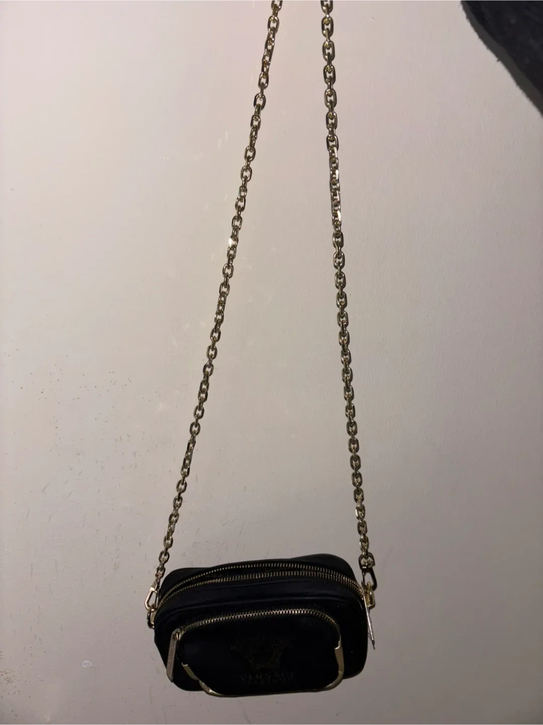 Versace Parfums Black Crossbody Bag image indicator(4)