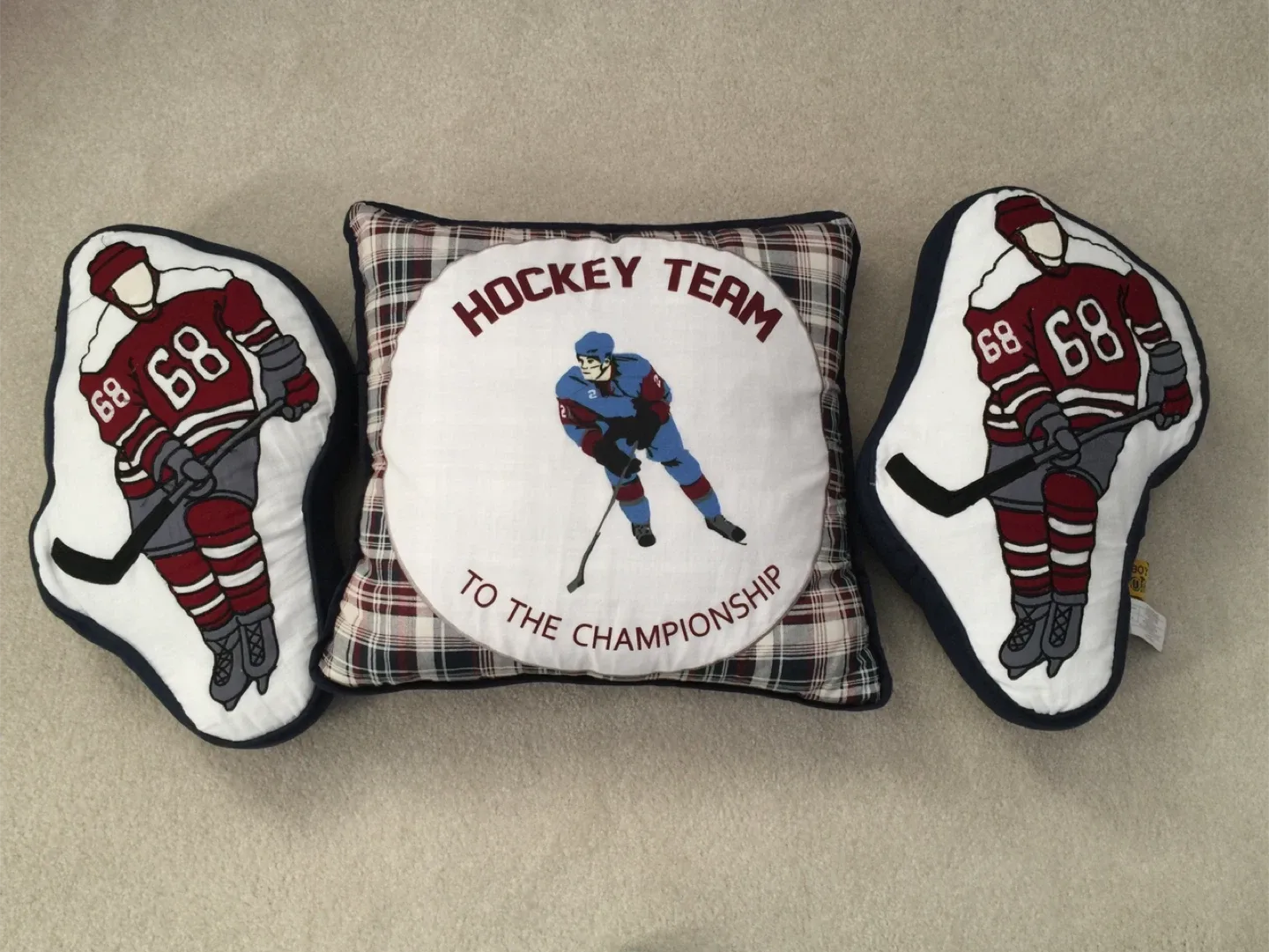 Hockey Themed Pillows & Canvas Art Set image indicator(2)