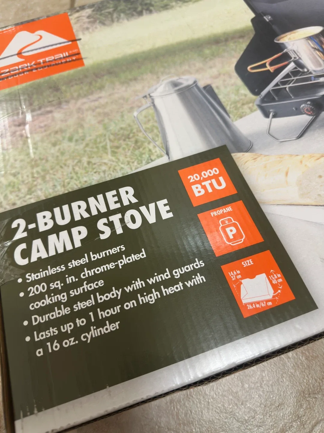 Brandnew 2 Burner Camp Stove image indicator(2)